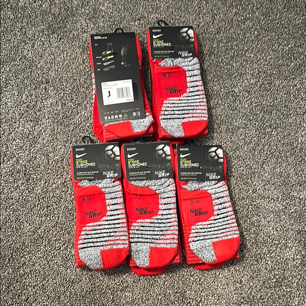 Nike Red Soccer Socks